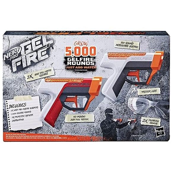 NERF Pro Gelfire Dual Wield Blasters - 2pk NWT - Picture 4 of 5